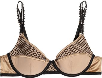  Terese Painting Mesh and Satin Contour Bra 