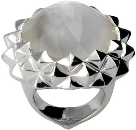 Stephen Webster Superstud Dome Ring in Silver - Lyst