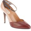 Valentino TwoTone Pump in Brown (nude) - Lyst