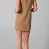 Vince Sleeveless Shift Dress in Beige - Lyst