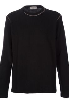 Yohji Yamamoto Crew Neck Wool Jumper - Lyst
