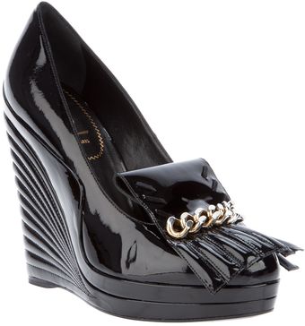 Yves Saint Laurent Wedge Shoe - Lyst