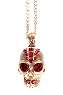 Alexander McQueen Skull Necklace - Lyst