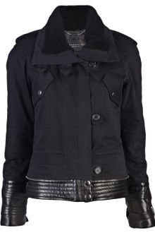 Barbara Bui Leather Trim Jacket - Lyst