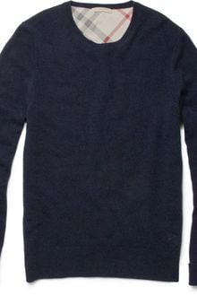 Burberry Brit Bertram Crew Neck Cashmere Sweater - Lyst