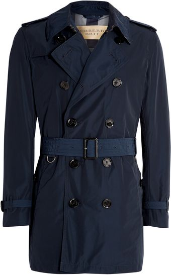 Burberry Brit Ink Check Lined Britton Packable Trench Coat - Lyst