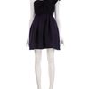 Carven Cutout Dress in Blue (black) - Lyst