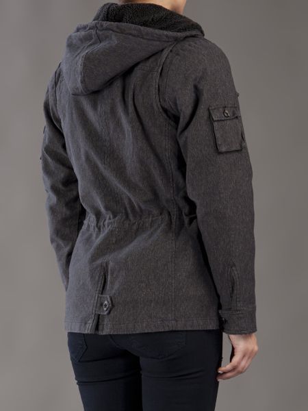 jackets charlotte ronson green hooded army jacket hooded army jacket