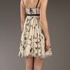 D&g Printed Silk Dress in Beige (cream) - Lyst