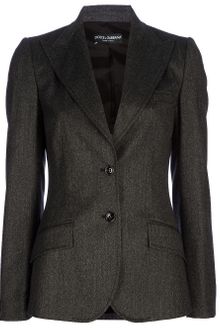 Dolce & Gabbana Fitted Blazer - Lyst