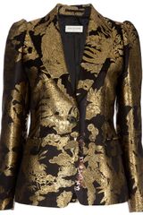 Dries Van Noten Gold Pattern Jacket