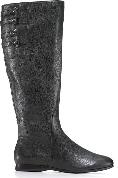 enzo angiolini black leather boots