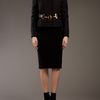 Gucci Belt Detail Jacket in Black - Lyst