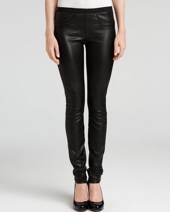  Skinny Stretch Leather Pants 