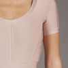 Hervé Léger Trish Aline Dress in Pink - Lyst