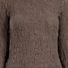 Issey Miyake Cauliflower Crinkle Top in Gray (lilac) - Lyst