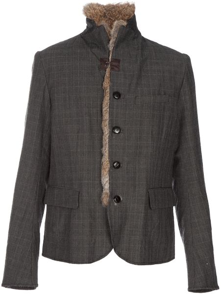 Kolor Glencheck Jacket in Gray for Men (grey) - Lyst