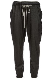 L'Agence Zip Drawstring Sweat Pants - Lyst