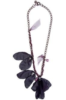 Lanvin Leaf Necklace - Lyst