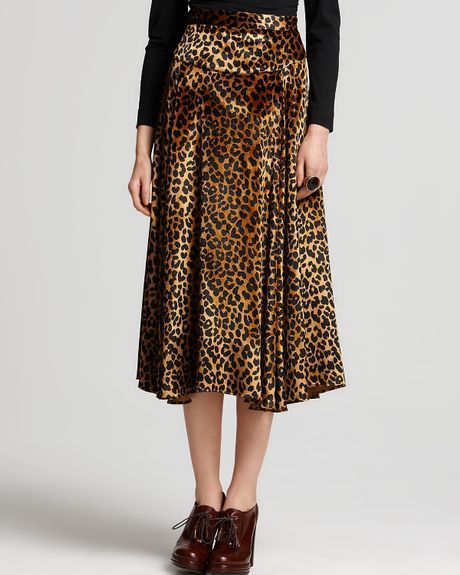 Marc By Marc Jacobs Sphinx Spotted Velvet Skirt in Multicolor (dark butterscotch multi) - Lyst