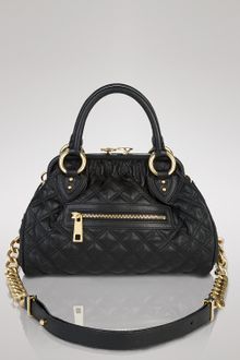 Marc Jacobs Mini Quilted Stam Satchel - Lyst