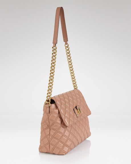 Marc Jacobs Quilted Xl Single Shoulder Bag in Beige (camel) - Lyst