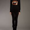 Markus Lupfer Lara Lip Sequin Jumper in Black - Lyst