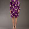 Mary Katrantzou Bow Print Dress in Purple (pink) - Lyst