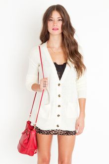 Nasty Gal Slasher Knit Cardi  - Lyst
