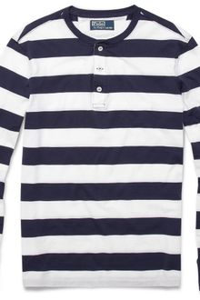 Polo Ralph Lauren Striped Long-sleeve Henley T-shirt - Lyst