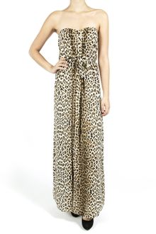 Twelfth Street by Cynthia Vincent Strapless Maxi Dress - Leopard - Lyst