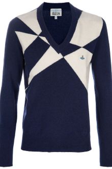 Vivienne Westwood V Neck Sweater - Lyst