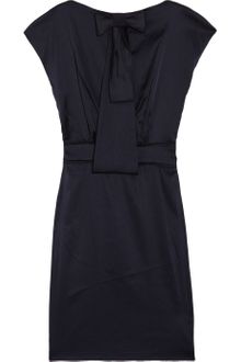 Zac Posen Jabot Silk-blend Satin Dress - Lyst
