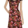 Zac Posen Abstract Printed Jersey Dress in Multicolor (burgundy) - Lyst