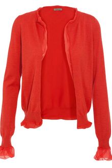 Bottega Veneta Silk Lined Silk-cashmere Knit Cardigan - Lyst