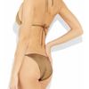 Gucci Metallic Triangle Bikini in Gold (bronze) - Lyst