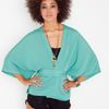 Nasty Gal Osaka Kimono Jacket in Green - Lyst