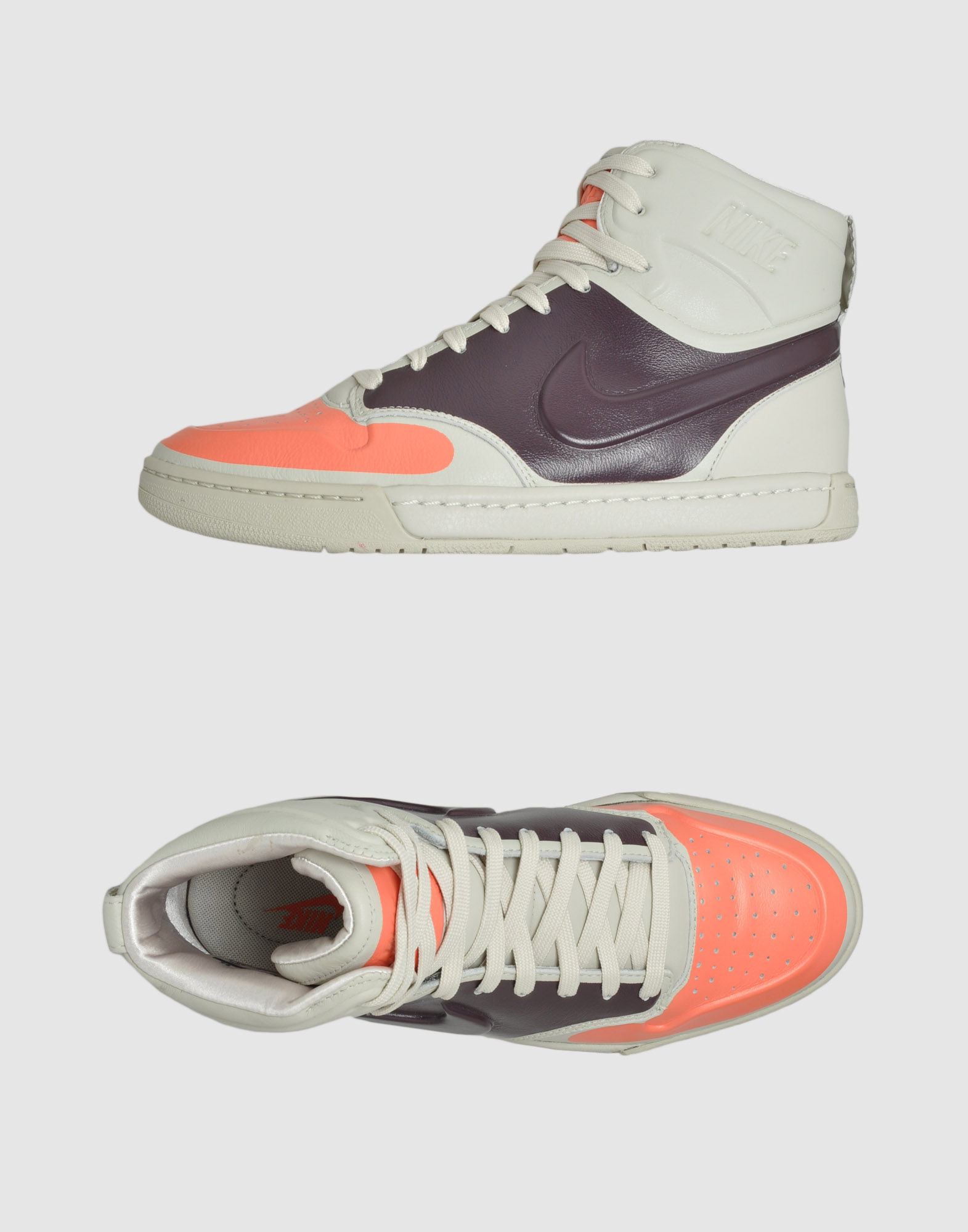 Nike High-top Sneakers in Beige | Lyst