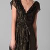 Odylyne Hummingbird Dress in Gold - Lyst