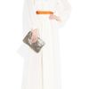 Roksanda Ilincic Belted Woolcrepe Wrap Gown in White (ivory) - Lyst