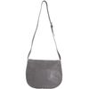 Fendi Shimmer Leather Shoulder Bag in Gray (slate)