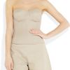 Bottega Veneta Cotton and Linenblend Corset in Beige - Lyst