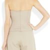 Bottega Veneta Cotton and Linenblend Corset in Beige - Lyst