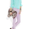 Current/elliott The Ankle Lowrise Skinny Jeans in Purple (lilac) - Lyst