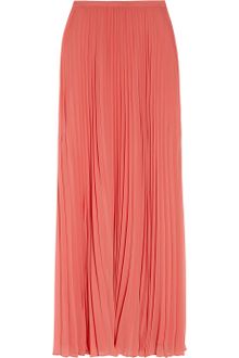 Halston Heritage Accordion-pleated Chiffon Maxi Skirt - Lyst
