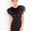 Nasty Gal Ostrich Feather Collar in Black - Lyst