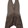 Rick Owens Jersey and Duchesssatin Halterneck Top in Brown - Lyst