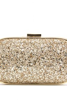 Anya Hindmarch Anya Hindmarch Marano Glitter Box Clutch - Lyst