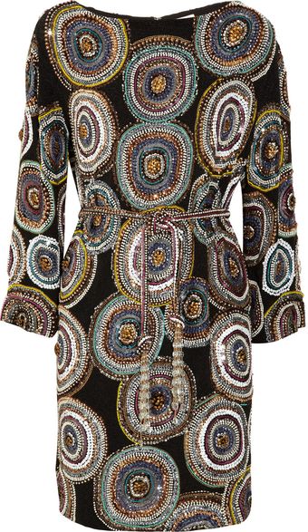 Beaded Silk Dress 
