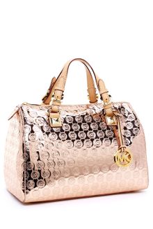 Michael Kors Large Grayson Monogram Satchel - Lyst